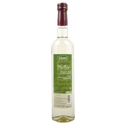 Pfefferminz Sirup 500ml von Obsthof Schurm - Schurms