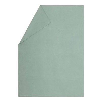 Light Cozy Blanket Solid Color Glass Green 140x200cm by David Fussenegger