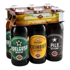 Bio Mix-Tray Standard Mehrweg MW 60330ml - 4er Vorteilspack von Brauhaus Gusswerk