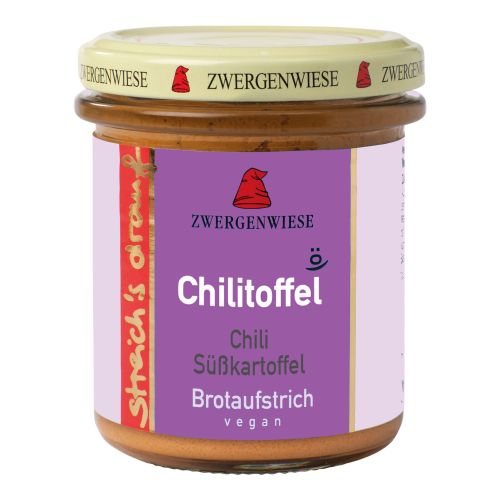 Organic chili potato spread 160g - value pack of 6 from Zwergenwiese