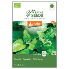 Bio Spinat New Zealand 5.6g Saatgut von Living Seeds