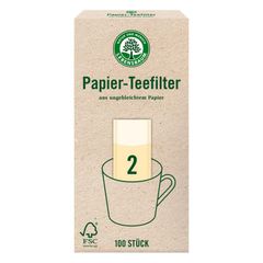 Bio Papier-Teefilter Größe 2 100ct - 12er Vorteilspack von Lebensbaum