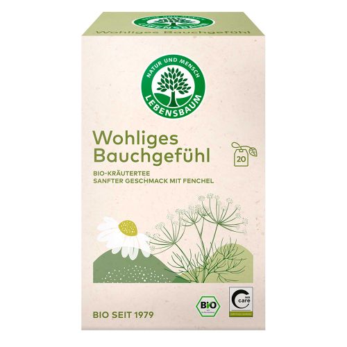 Wohliges Bauchgefühl Tee 20 Beutel von LEBENSBAUM