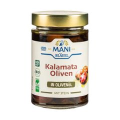 MANI Bio Kalamata Oliven in Olivenöl 280g von MANI Bläuel