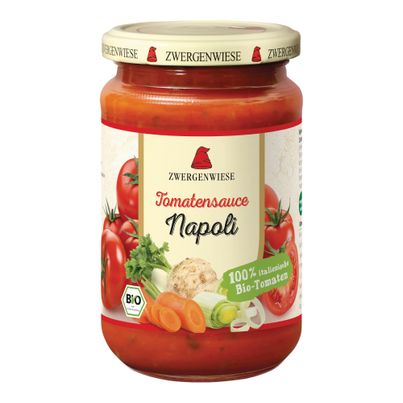 Organic tomato sauce Napoli 350g - value pack of 6 from Zwergenwiese
