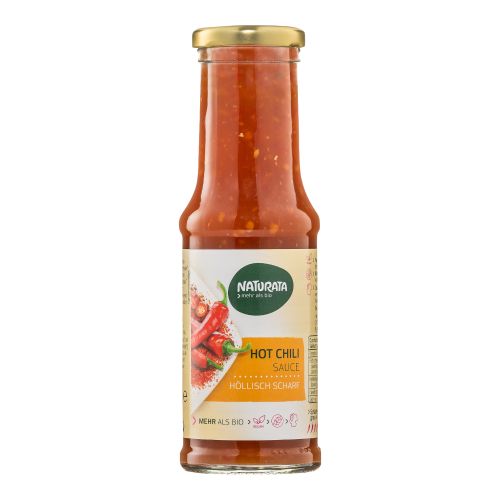 Organic Hot Chili Sauce 210ml - value pack of 6 from Naturata