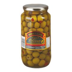 Oliven grün mit Paprika 935g von Beach Flower