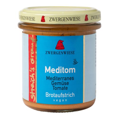 Organic Meditom spread 160g - value pack of 6 from Zwergenwiese