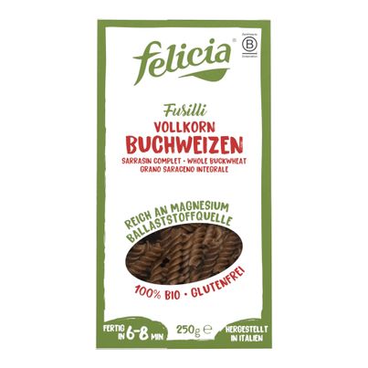 Bio Buchweizen-Fusilli 250g - 10er Vorteilspack von Felicia Bio