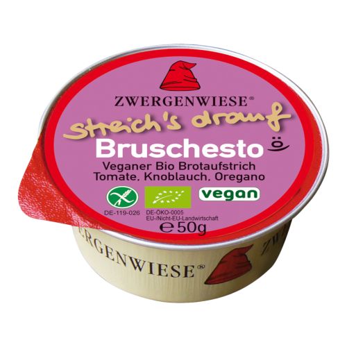 Organic Bruschesto spread 50g - value pack of 12 from Zwergenwiese