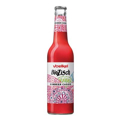 Bio Himbeere-Cassis MW 330ml - 12er Vorteilspack von Voelkel