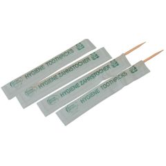 Zahnstocher papiergehüllt 65mm 1 Stück Packung