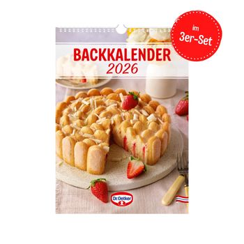 Dr. Oetker Backkalender 2026 3er-Set