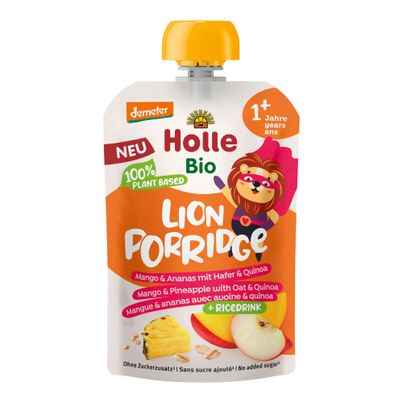 Bio Pouchy Lion Porridge 110g - 6er Vorteilspack von Holle