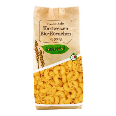 Bio Hartweizen Hörnchen 500g - 10er Vorteilspack von Wolf-Adamah