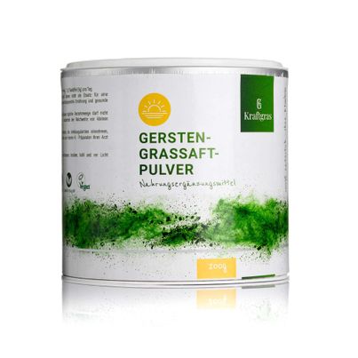 Bio Gerstengrassaftpulver 200g von Kraftgras