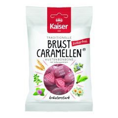 Brust Caramellen zuckerfrei 75g von Kaiser