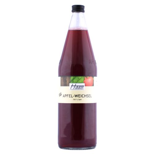 Apfel-Weichsel Saft 1000ml - Zartes Apfelaroma gepaart mit säuerlicher Weichsel - kein künstlicher Zucker und keine künstlichen Aromen