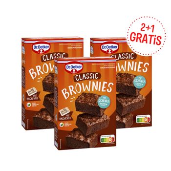 Dr. Oetker Classic Brownies 2+1 Gratis