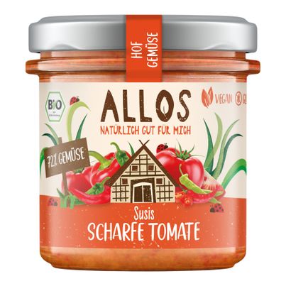 Bio Susis scharfe Tomate 135g - 6er Vorteilspack von Allos