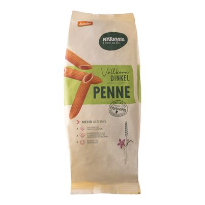 Bio Dinkel-Vollkorn-Penne 500g - 9er Vorteilspack von Naturata
