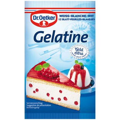 Dr. Oetker Blatt Gelatine 12 Blätter - 20g