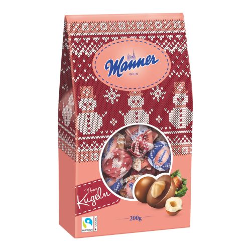 Manner Chocolate Orbs with Nuts