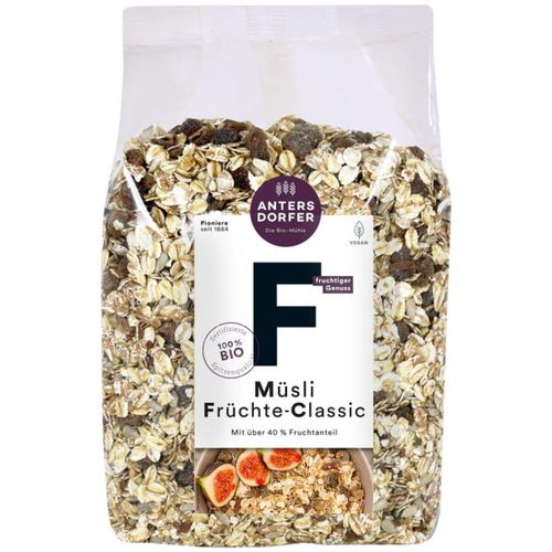 Organic Muesli Fruit Classic 1000g - value pack of 10 from Antersdorfer Mühle