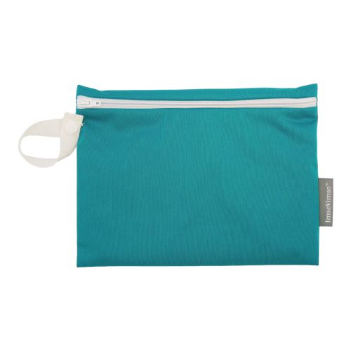 Wet Bag small - turquoise - storage bag for cloth pads - organic tampons - period panties or cosmetic items from ImseVimse