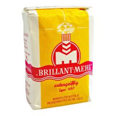 Brillant Weizenmehl 480griffig 1000g - 10er Vorteilspack von Mantler Mühle