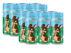 AlpenCola Kids - 12 x 250ml - Cola basierter Softdrink mit Alpenquellwasser - Wiesenkräutern und Vitaminen C, B6 und B12 in der Dose PFAND
