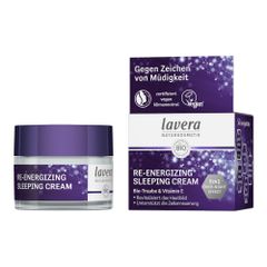 Bio Re-Energizing Sleeping Cream 50ml von Lavera Naturkosmetik