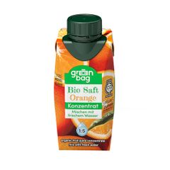 Bio Orangensaftkonzentrat 200ml - sonnengereifte Früchte - ohne Zuckerzusatz - nachhaltig - zum Selbermischen von Green Bag