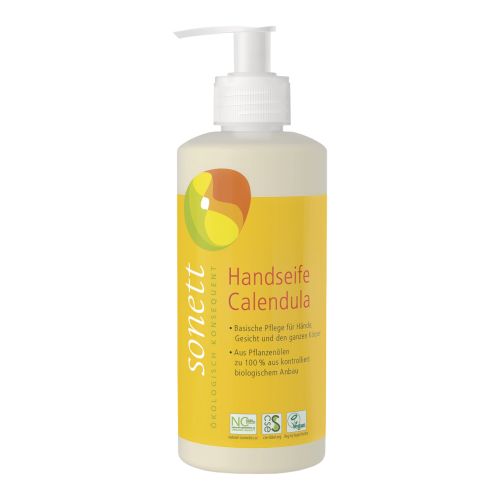 Bio Handseife Calendula 300ml - 6er Vorteilspack von sonett