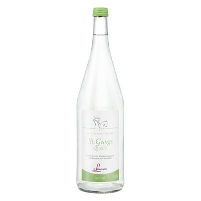 St. Georgsquelle medium 1000ml - Qualitätswasser von St. Leonhards Quellen