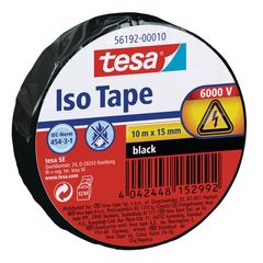 Isolierband schwarz 15mm/10m 1Stück von Tesa