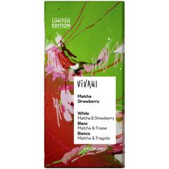 Bio Matcha Strawberry 80g - 10er Vorteilspack von Vivani