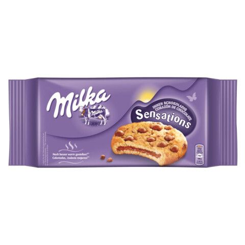 Milka Cookies Sensations Chocolate 156g from Milka