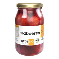 Bio Erdbeeren 330g - 6er Vorteilspack von Dedebio Food
