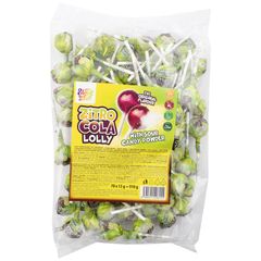 Zitronen Cola Lolly 13g - 70er Vorteilspack von Sweet'n Fun