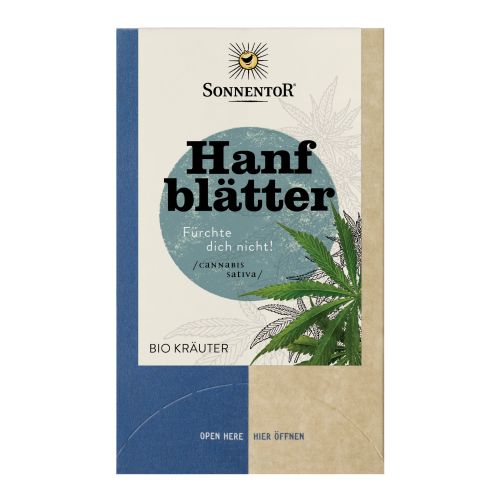 Organic hemp leaves 18 bags - value pack of 6 from Sonnentor