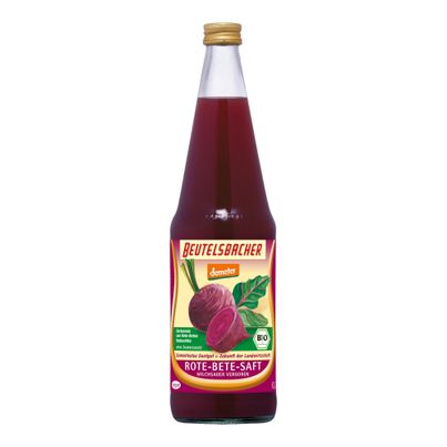 Bio Rote-Bete-Saft Robuschka MW 700ml - 6er Vorteilspack von Beutelsbacher