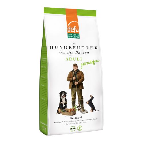 Bio Hund Adult Geflügel getreidefrei 2500g - 3er Vorteilspack von Defu