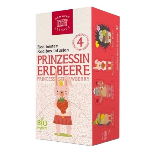 ORGANIC Quick-T® KIDS Princess Strawberry Tea from Demmers Teehaus