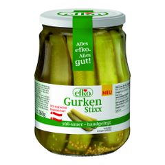Gurken Stixx 720ml - 6er Vorteilspack von efko