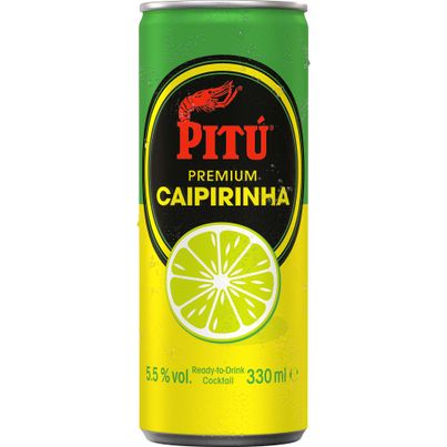 PITÚ Caipirinha in der Dose 330ml - Ready to Drink Caipirinha von PITÚ