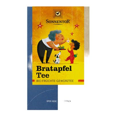 Bio Bratapfel-Tee a 2.5g 18Beutel - 6er Vorteilspack von Sonnentor