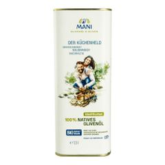 Bio Olivenöl 100% nativ Küchenheld 1500ml von Mani Bläuel