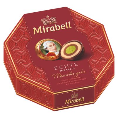 Mirabell Mozartkugeln 8eck 12 Stück 171g