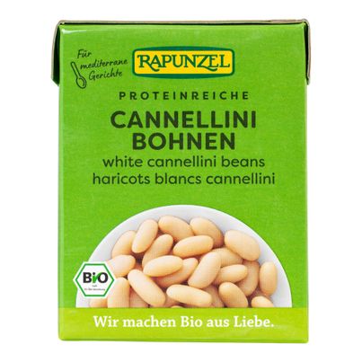 Bio Canellini Bohnen im Tetrapak 380g - 12er Vorteilspack von Rapunzel